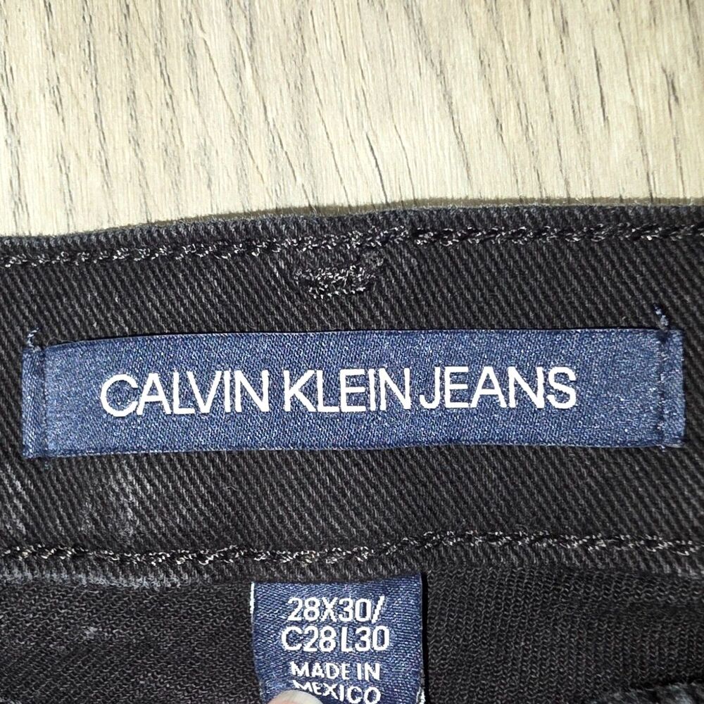 Calvin Klein CKJ 056 Athletic Tapered Men's Jeans Size 28 x 30 In Vintage Black - Picture 4 of 7